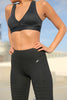 Athletique Low-Waisted Ribbed Leggings with Hidden Pocket and Mesh - Sparta Fitness