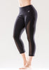 L'espace Low-Waisted Capri Leggings with Mesh Panels and Reflective - Sparta Fitness