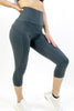 Seajoy Athletic High-Waisted Capri Leggings with Hip Pockets - Sparta Fitness