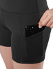 Jolie High-Waisted Athletic Shorts with Hip Pockets - Sparta Fitness