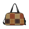 Uniquely You Travel Carry-On Bag / Brown and Beige Checkered Style - Sparta Fitness