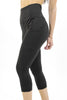 Seajoy Athletic High-Waisted Capri Leggings with Hip Pockets - Sparta Fitness