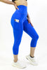 Seajoy Athletic High-Waisted Capri Leggings with Hip Pockets - Sparta Fitness