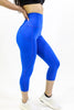 Seajoy Athletic High-Waisted Capri Leggings with Hip Pockets - Sparta Fitness