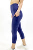 Seajoy Athletic High-Waisted Capri Leggings with Hip Pockets - Sparta Fitness