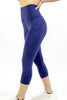 Seajoy Athletic High-Waisted Capri Leggings with Hip Pockets - Sparta Fitness