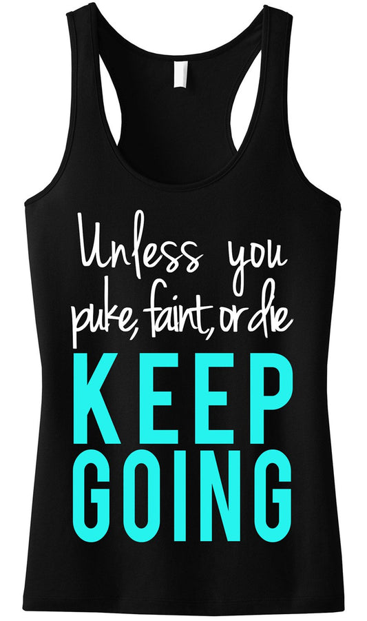 KEEP GOING Workout Tank Top - Sparta Fitness