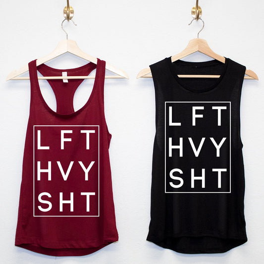 Lift Heavy Workout Tank Top - Pick Style - Sparta Fitness