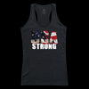 Rapid Dominance G02-U06-BLK-01 USA Strong 1 Graphic Tank Top, Blac - Sparta Fitness