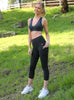 Jolie High-Waisted Capri Leggings with Hip Pockets - Sparta Fitness