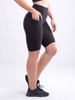 High-Waisted Scrunch Yoga Shorts with Hip Pockets - Sparta Fitness