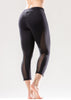 L'espace Low-Waisted Capri Leggings with Mesh Panels and Reflective - Sparta Fitness