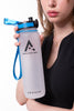 1L Sports Water Bottle with time marker and motivation - Sparta Fitness