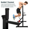 Adjustable Barbell Rack Multi-Function Dipping Station Squat Stand - Sparta Fitness