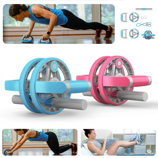 Multifunctional Abdominal Wheel Pull Strap Gym Fitness Training Set - Sparta Fitness