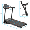 Compact Easy Folding Treadmill Motorized Running Jogging Machine - Sparta Fitness