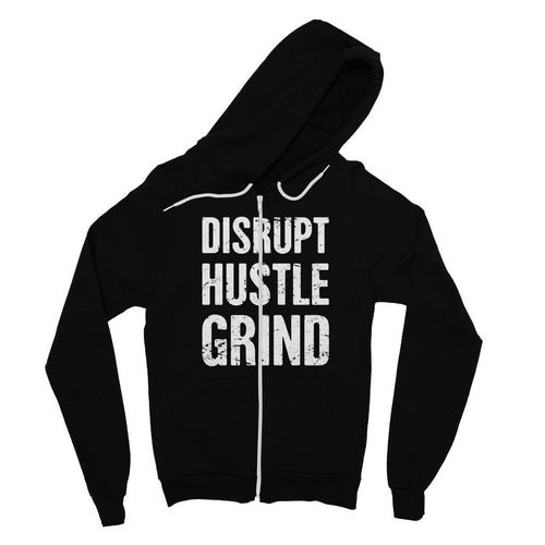 Disrupt Hustle Grind Fine Jersey Zip Hoodie - Sparta Fitness