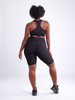 High-Waisted Scrunch Yoga Shorts with Hip Pockets - Sparta Fitness