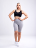 High-Waisted Scrunch Yoga Shorts with Hip Pockets - Sparta Fitness