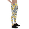 Mens Leggings - Yellow Sports Camo Leggings - Sparta Fitness