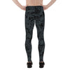 Mens Leggings - Black Leggings with Auto Parts - Sparta Fitness