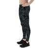 Mens Leggings - Black Leggings with Auto Parts - Sparta Fitness