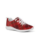 Uniquely You Womens Sneakers - Red Plaid Canvas Sports Shoes / Running - Sparta Fitness